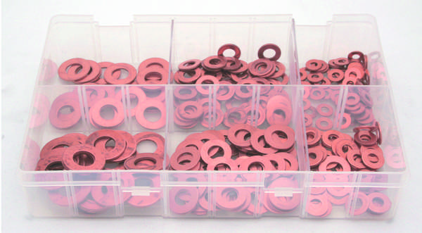 A01550 Assorted Boxes / Packs   Copper Washers Imperial  
