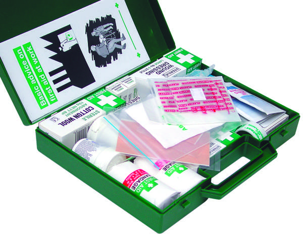 A02480 Assorted Boxes / Packs   FIRST AID Kit HSE for 10 Staff  
