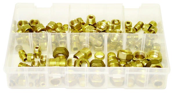 A02640 Assorted Boxes / Packs   Brass Tube Couplings Metric  