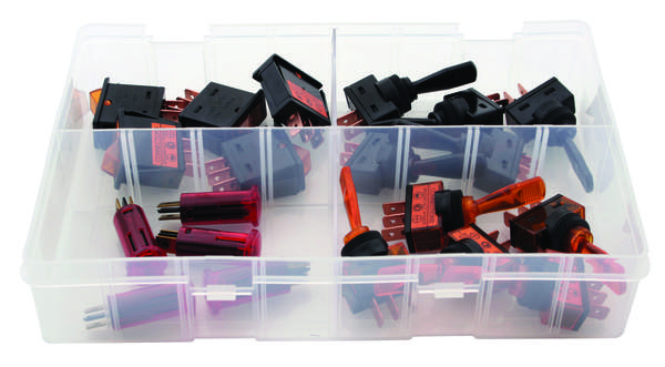 A03070 Assorted Boxes / Packs   Flick Switches & Warning Lights  