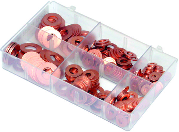 A04220 Assorted Boxes / Packs   mini BOX Copper Washers  