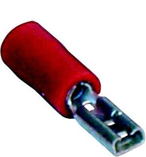 B13000 Electrical Connectors  Red 2.8mm Female Spades  2.8mm 