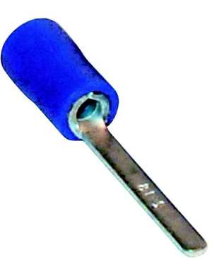B13290 Electrical Connectors  Blue 2.3mm Male Blades  2.3mm 