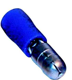 B13360 Electrical Connectors  Blue 5.0mm Male Bullets  5mm 