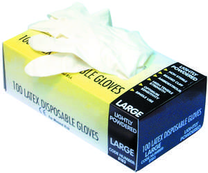 C23312 Workshop Personal Protective Equipment  Latex Gloves - Large   