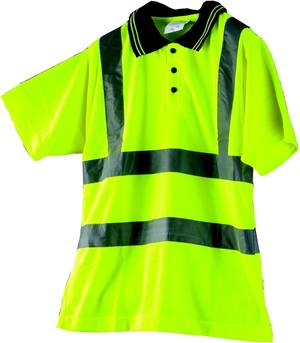 C25300 Workshop Personal Protective Equipment  Reflective Polo Shirt - M class 2   