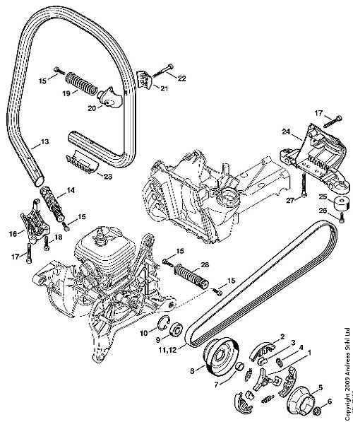 4238 790 8304 TS410 Clutch, Handlebar  AV - Spring 