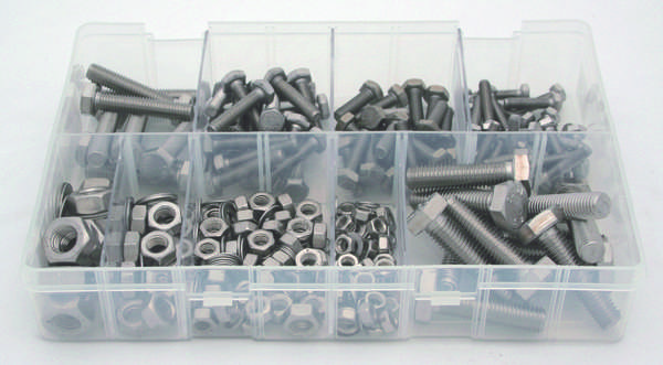 A01290 Assorted Boxes / Packs   Stainless Sets, Nuts + Wash mm  