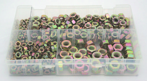 A01420 Assorted Boxes / Packs   Steel Nuts Metric  