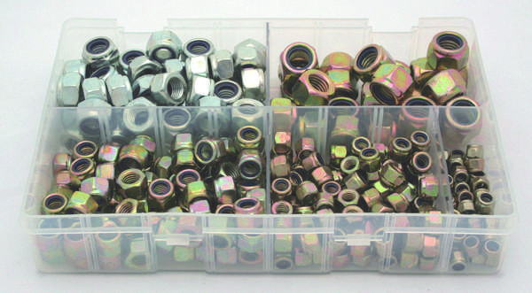 A01470 Assorted Boxes / Packs   Nylon Locking Nuts Metric  