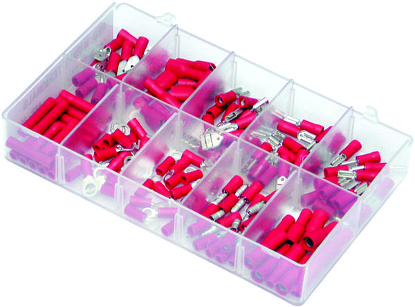 A04010 Assorted Boxes / Packs   mini BOX Terminals Red  
