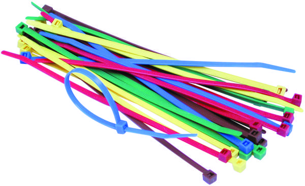 A05550 Assorted Boxes / Packs   Cable Ties Coloured  