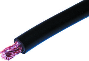 B11310 Electrical Cable  Single 4.5mm 65/030 30m Black  30m 4.5mm 