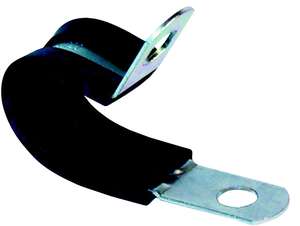 B12900 Electrical Clips  EPDM Rubber Lined P-Clips 6mm  6mm 