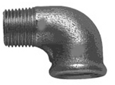 MC/2/4 Malleable Iron Fittings Male - Female Equal Elbows 90Deg  Male - Female Equal Elbow 90Deg 2